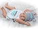 Pinky Reborn 20 Pulgadas 50 cm de Cuerpo Completo de Silicona Real Life Like Reborn Doll Vinilo Suave Realistic Newborn Baby Doll Imán Impermeable Chupete (Boy)