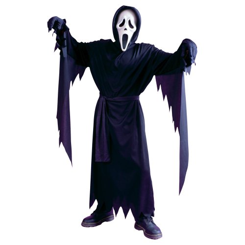 Child Classic Ghost Face Scream 4 Fancy Dress Halloween Costume Up to 12 Years