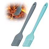 Euqvunn 2Pcs Pennello Cucina Silicone BPA-Free, Resistente al Calore, Antiadherente per Fo...