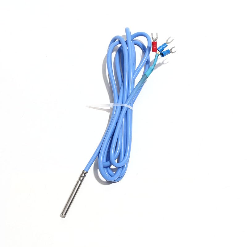 Sensor de Temperatura PT100 Sonda 6mm Clase A/B/AA Cable Silicona PTFE 0,5-5M | Precisión clase AA/A/B, sonda duradera, cable estañado antiinterferencia, fácil integración industrial.