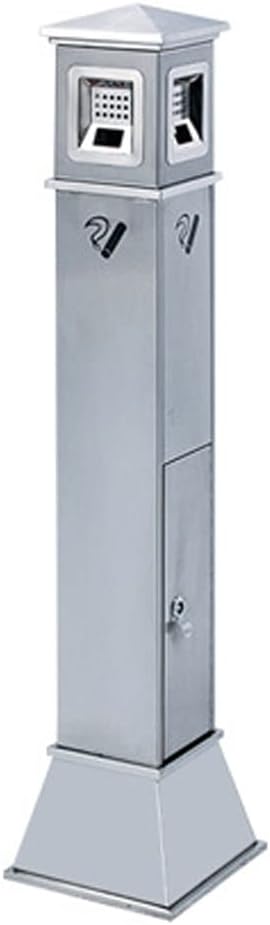 Stand Up Ashtray Hotel Ashtray Trash Can Corridor Stainless Steel Vertical Cigarette Butt Column Outdoor Trash Can Indoor Ashtray Column Cigar Ashtrays For Outdoors