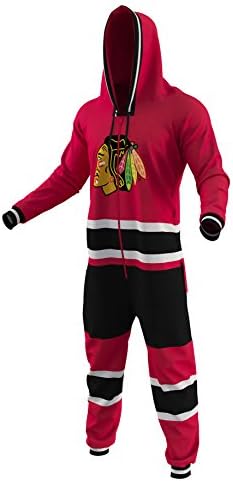 Hockey Sockey NHL Team Chicago Onesie Onesie Fan Apparel (Large)