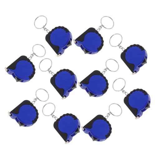 Mini cinta métrica retractil llavero 10 piezas miniatura 1
