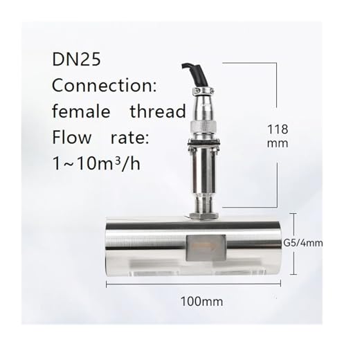 Débitmètre de liquide DN25 stable contre les vibrations avec bride - 2