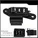ZYRIOUV Car Front Rear Fuel Tank Selector Switch Release Control Switch F2TZ-9A050-A F2TZ9A050A