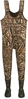Guide Gear Men’s Hunting Chest Waders with Boots, Big and Tall Extreme Insulated, 2000 Gram, Realtree Max-5, 14D (Medium)