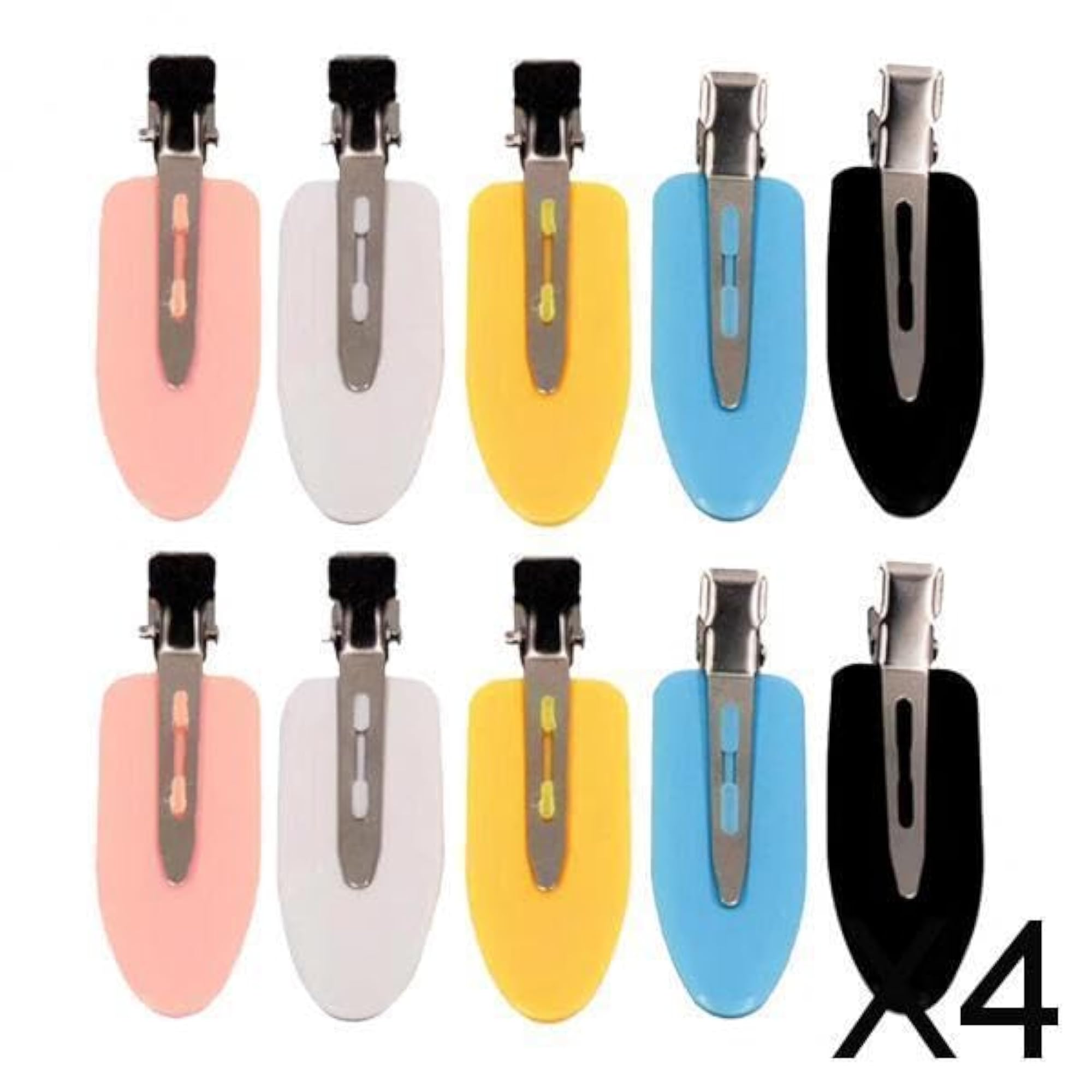 10 Pcs No Bend Hair Clips for Makeup and Styling