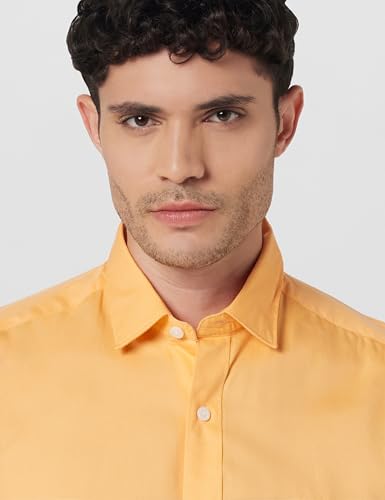 Image of Arrow Men's Cotton Solid Slim Fit Shirt