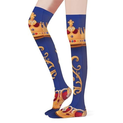 Women Girls Breathable Compression Sock for Training, Football, Skiing