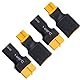 2 Paar XT30 Stecker XT60 auf XT30 Stecker für RC FPV-Drohne Auto Lipo NiMH Batterieladegerät ESC