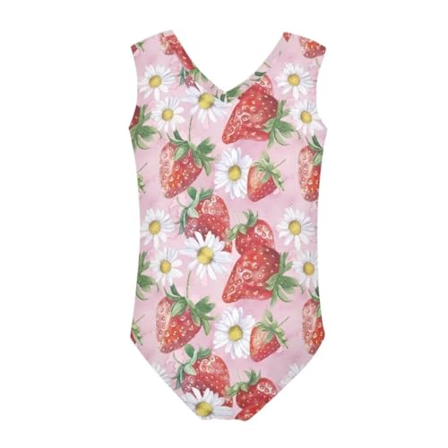 Image of Girls' Swimwear for 3-14 Cartoon Bathing Suit Girl Swimsuit Gym Leotard
