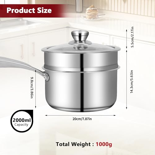 La mejor comparación de Cazos para leche - los preferidos. 4 Imagen adicional