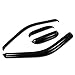 Ford Super Duty Extended Cab 4pcs Window Vent Visor Deflector Rain Guard (Dark Smoke)