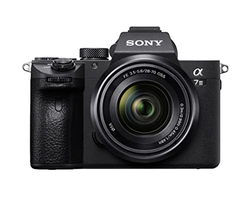 Sony a7 III (ILCEM3K/B) Full-frame Mirrorless Interchangeable-Lens Camera with 28-70mm Lens with 3-Inch LCD, Black