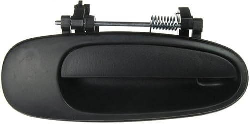 Miniatura 704 de TRQ Manija de la puerta exterior trasera izquierda del lado del conductor negra compatible con Honda Civic 2001-2005