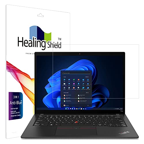 Healingshield XLV[tیtB Screen Protector Eye Protection Anti UV Blue Ray Film Compatible with LENOVO ThinkPad T14s Gen 3