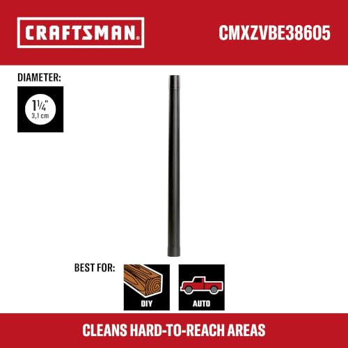 CRAFTSMAN CMXZVBE38605 1-1/4 in. Extension Wand Wet Dry Vac Attachment - image 3