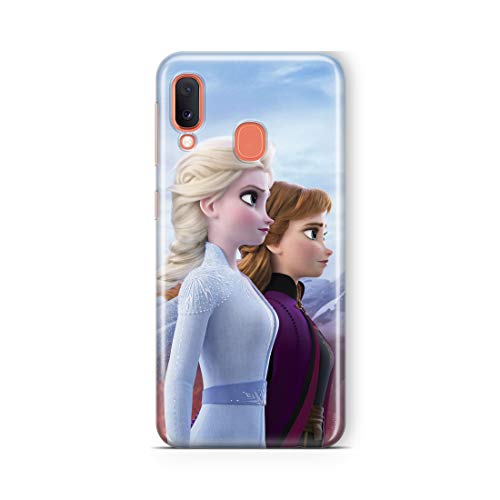 Original y con Licencia Oficial Disney Frozen 2 Funda de teléfono móvil para Samsung A20e Adaptación óptima a la Forma del Smartphone, Funda Protectora de Silicona