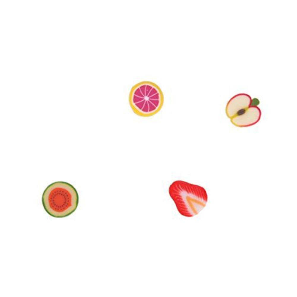 Fruit Slice Nail Art Astuce Nail Art Décoration Mignon Doigt Ongles Fruits Frais Multi Usage Polymère Pâte De Fruits Bâtons (1 Boîte 12 Motif) Traitement de la mode