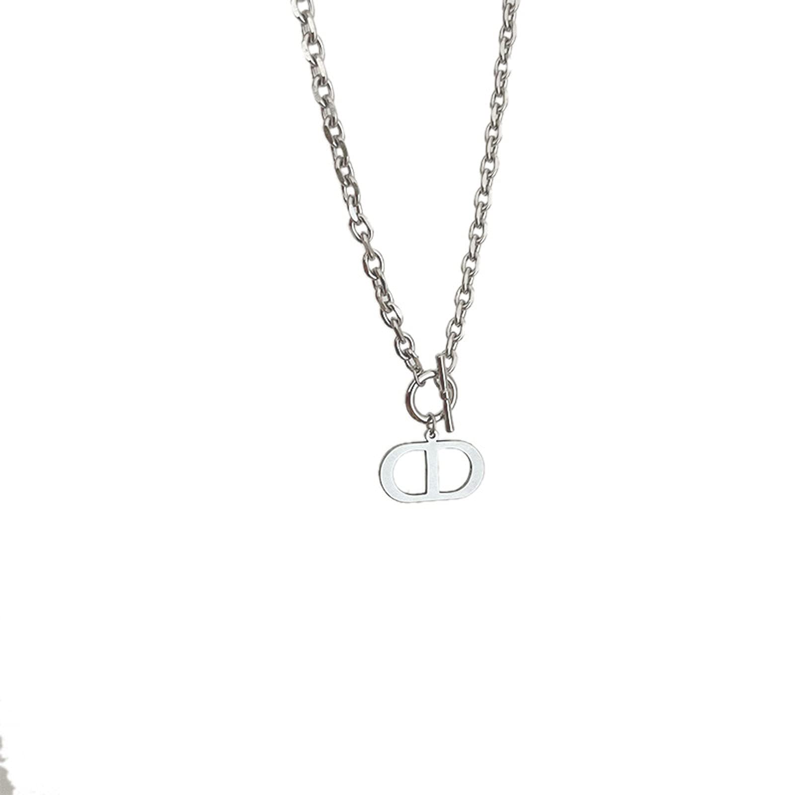 Collier nez de cochon titane chaîne acier résistant et anti-allergique