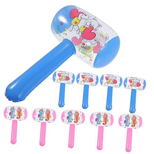 12pcs Pneumatic Hammer Children Inflatable Toy Pool Party Hammer Inflatable Toys for Kids Hammer Toy Pool Toys Large Inflatable Hammer Inflatable Hammer Decoration Pool Accessory