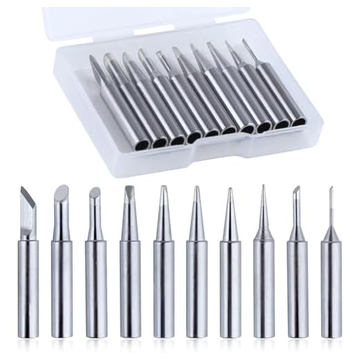GOLD DEER 10-Piece Soldering Iron Tips Set