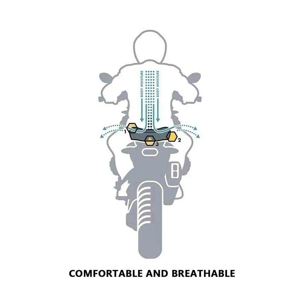 Fodere sedili Moto Per Ya&maha XT600E 2020 Moto Sedile Proteggere Cuscino Copertura Del Sedile In Tessuto Di Nylon Sella Di Raffreddamento Stuoia A Nido D'ape