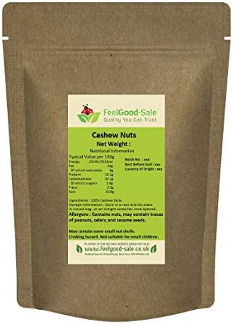 1kg Premium Cashew Nuts Whole, Raw, 100% Natural