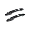 uvcany MINI F56 F57 Gloss Black Door Handle Covers, Door Handle Trim for Mini Cooper One/S/JCW F56 Hatchback F57 Convertible(Gloss Black, No Keyless Entry & with Light) #1