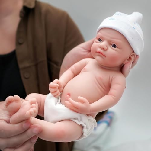 Muñeca Reborn Niño 12 pulgadas Silicona Realista miniatura 1