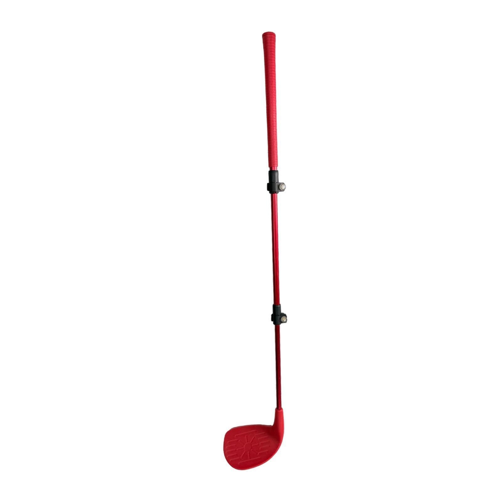 Oshhni Golf Wedge Golf Chipper Club für Anfänger und Profis, Golfschläger Golf Club Leichte Teleskop-Trainingshilfe zum Spielen für Herren & Damen, Rot