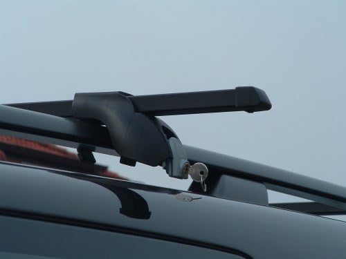 Lockable Branded Solid 120cm Universal Roof Rack Bars for Cars & Vans with Roof Rails - PAIR