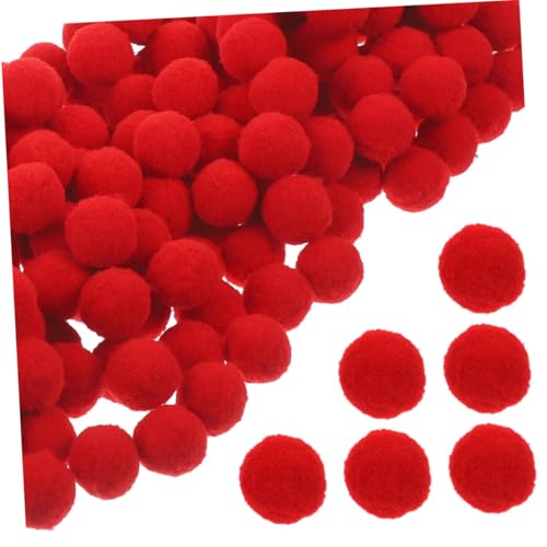 GARIOUANS 600 Piezas Unidades Bolas Pompones Decorativas Suaves Rojo para Manualidades Infantiles y Adultos Proyectos Artísticos y Decoración Hogar