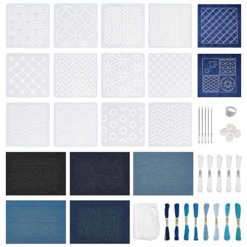 Kit broderie Sashiko complet cadeau idéal pour passionné de couture