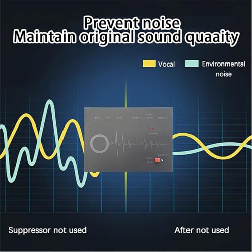 Desplazador de Frecuencia Anti-Howling, Procesador de Audio para Eliminación de Retroalimentación con Preservación del Sonido, para Presentaciones en Vivo, Karaoke y Salas de Conferencias miniatura 2