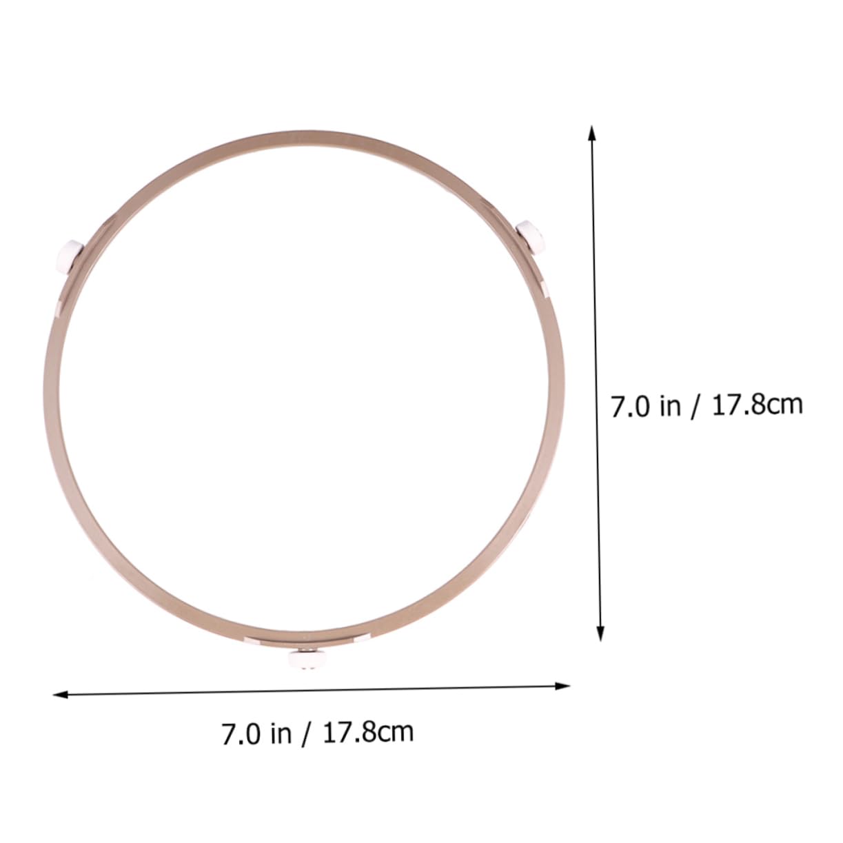 FUNOMOCYA 4pcs Turntable Holder for Microwave Oven Microwave Tray Roller Glass Plate Rack Lightweight and Portable for Food Heating