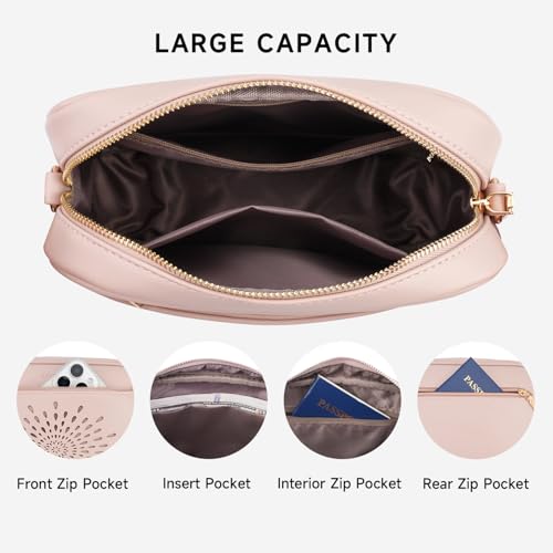 Image of APHISON Crossbody Bags for Women Trendy,Vegan Leather Small Crossbody Purses Shoulder Handbags with Adjustable Strap
