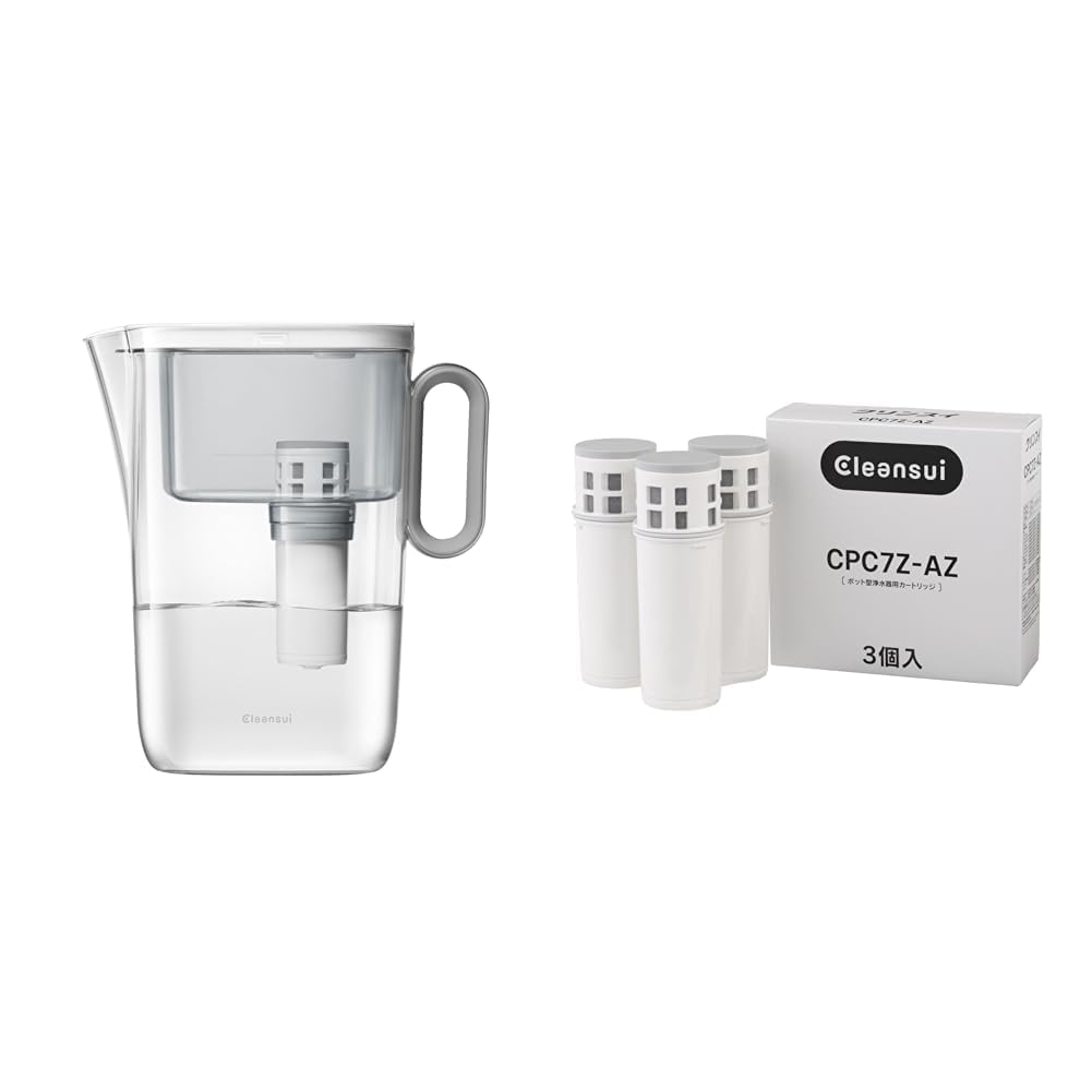 Amazon.co.jp: 【セット買い】クリンスイ 浄水器 ポット型 アルカリ