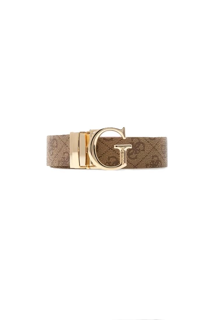 GUESS Calista 4G Reversible Belt Logo H30 BW9266P5330 Milk Logo M
