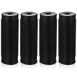 4 PcsPoignées de Brouette, 30 mm Poignées en Caoutchouc Antidérapantes de Rechange pour Roues de brouette, Poignées de Diable pour brouettes (Longueur 100 mm)