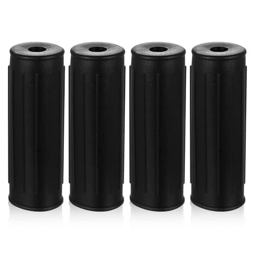 4 Stück Schubkarrengriffe, rutschfest Gummigriffe Ersatzgriffe für Schubkarrenrad, Innendurchmesser 30mm Sackkarregriffe für Sackkarre Schubkarre Griffe(Länge 100mm)