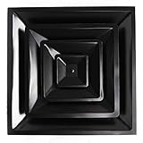 Drop Ceiling HVAC Supply Grille - for T-Bar Lay-in - 2 Coned - 24' x 24' - for 6' Vent Connection -...