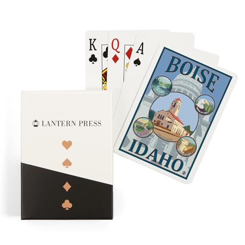 Lantern Press Boise Idaho, Naipes Póker 52 piezas