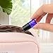 Furnido Pack of 50,1ml (1/4 Dram) Glass Roll on Bottle Mixed Color Sample Test Roller Essential Oil Vials Stainless Steel Roller Balls With Black Cap For Aromatherapy,Perfume Oils-Pipette included
