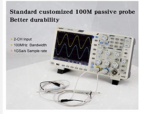 Miniatura 9 de Owon SDS1202 Osciloscopio de almacenamiento digital 2 canales 200 Mhz ancho de banda 7 '' pantalla LCD portátil osciloscopios USB