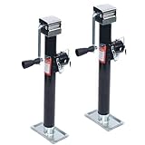 kurbelstützen wohnkabine 【Technische Daten】- Minimale Höhe - 455 mm, Maximale Höhe - 710 mm, Breite: ca. 180 mm, , Maximale Stützlast - 1000 kg, Material: Stahl A3