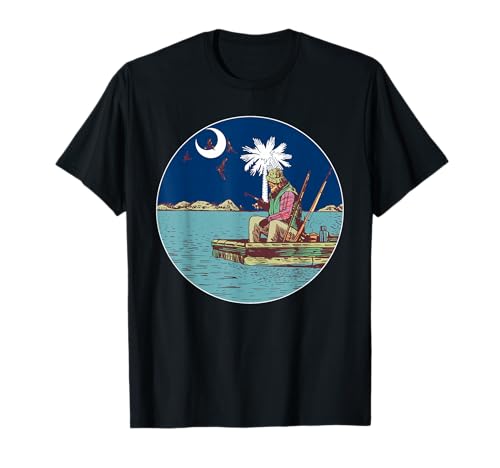 Fishing in South Carolina - South Carolina Fishing T-Shirt