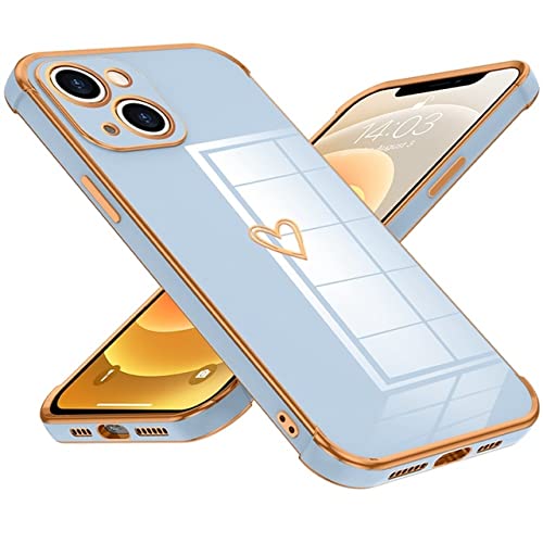 Coque iPhone 12 Mini antichoc en TPU souple bleu pour éviter les bris de verre