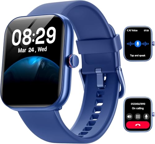 Reloj inteligente para Hombre, 1,91' Smartwatch Hombre de Llamada Bluetooth y Alexa con Sueño Pulsómetro SpO2 Monitoreo y 110 Modos Deportivos, IP68 Impermeable Reloj Deportivo Hombre para Android iOS