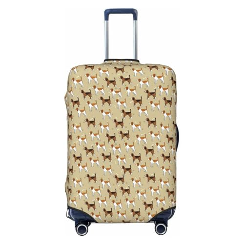 Housse de valise beagle Noir XL idéale pour vos vacances en avion